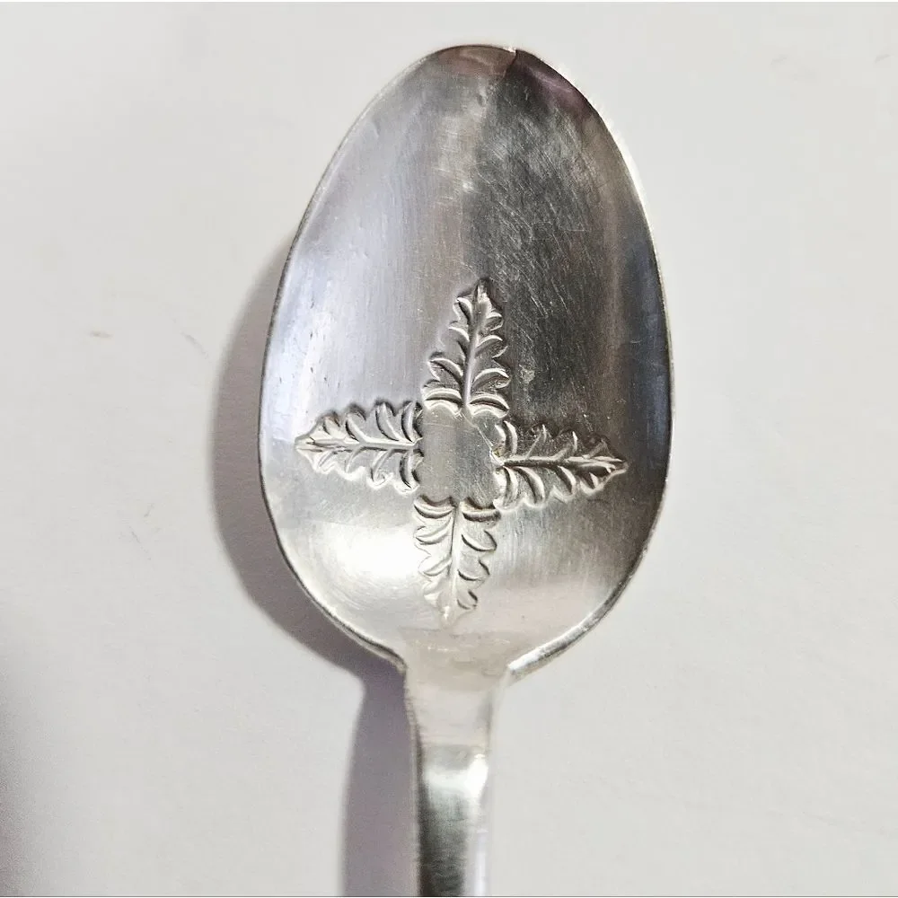 Vintage Sterling Silver Artesian Made Native American Crafted Decorative Spoon
